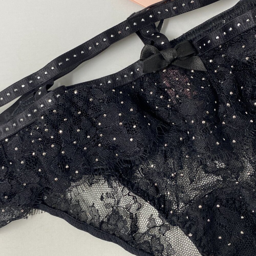 Agent Provocateur Davinah SOIREE Black Brief AP2 Small NWT $645 - Picture 12 of 16